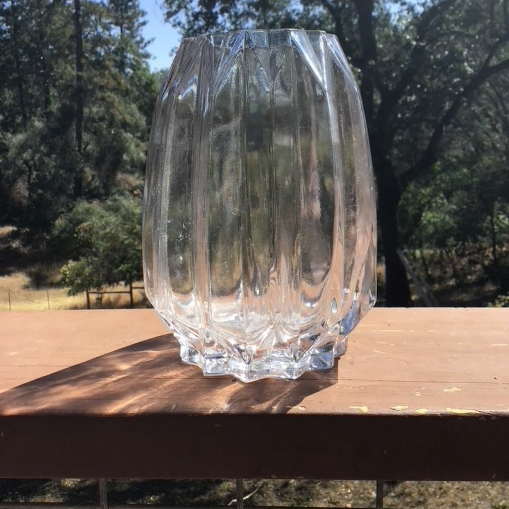 Vintage Star Burst Vase